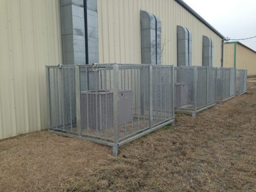 Roof Top A/C Security Cage