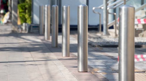 bollards installed